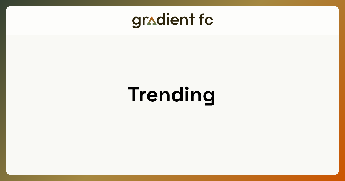 Trending | Gradient FC